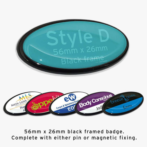 Custom Staff Name Badge: Style D