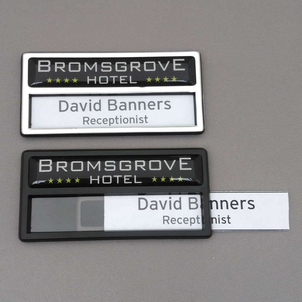 Staff Badges Direct - Custom Staff Name Badge: Style G